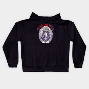 Girl power, pirate apprentice Kids Hoodie